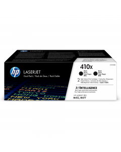 Conf. da due cartucce toner nero  alta capacitÓ HP410X