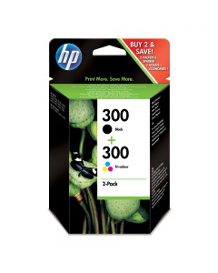 Value pack  Nero e colore inchiostro  HP 300