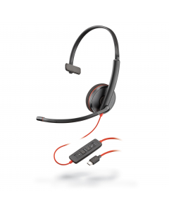 Plantronics Blackwire 3210 USB A cuffie monoaurali con cavo rosso USB A
L'affidabilità tradizionale a filo, sempre disponibile.
Le cuffie a filo USB Blackwire 3210/3220, concepite per le aziende che hanno appena introdotto le comunicazioni unificate. Le c