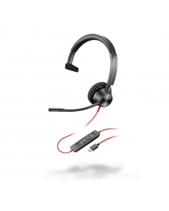 Connessione al PC tramite USB-A
Microfono flessibile con cancellazione del rumore
SoundGuard: Limitazione del livello sonoro per proteggere dai picchi di rumore superiori a 118 dBA. Il supporto G616 limita il volume a 102 dBSPL.
Risposta/fine chiamata com