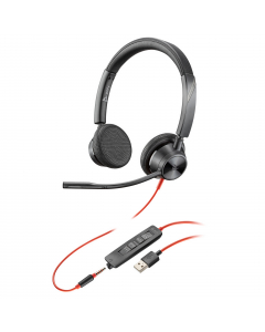 Opzioni di collegamento al PC tramite USB-A, dispositivi mobili
e tablet via collegamento 3,5 mm
Microfono flessibile a cancellazione di rumore
SoundGuard: Limitazione del livello sonoro per proteggere dai picchi di rumore superiori a 118 dBA. Il supporto