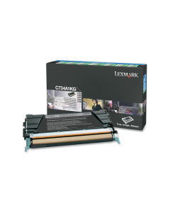 Toner nero C734, C736, X734, X736, X738, return program