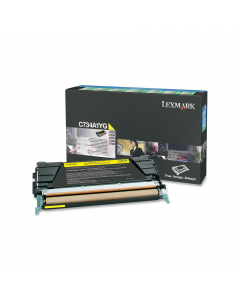 Toner giallo C734, C736, X734, X736, X738, return program