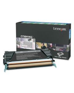 Toner nero C734, C736, X736, X738, ALTA CAPACITA RETURN PROGRAM