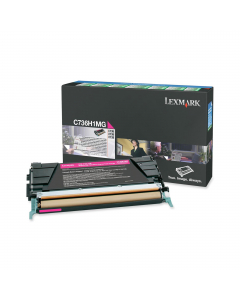 Toner magenta C736, X736, X738, ALTA CAPACITA' return program