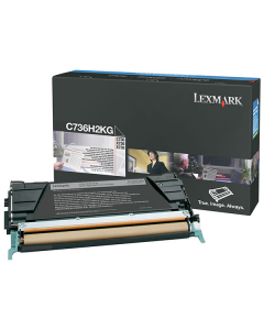 Toner nero non return program  C736 X736 X738 ALTA CAPACITA'