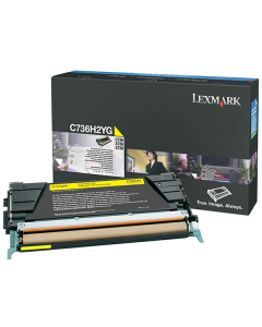 Toner giallo non return program C736 X736 X738 alta capacitÓ