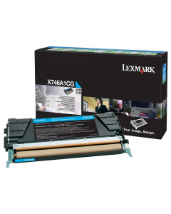 Toner ciano return program X746 X748