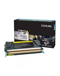 Toner giallo return program  X748 alta capacitÓ