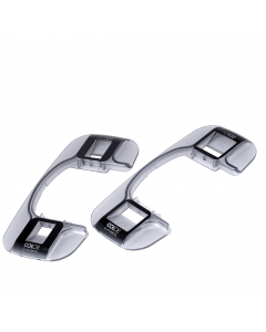 Con la guida, i nastri possono essere personalizzati molto rapidamente e facilmente. È sufficiente far passare il nastro attraverso la guida e spostare l'e-mark sul lato destro o sinistro insieme alla guida del nastro. Set 15 + 25 mm

• Colore: topazio fu