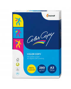 Carta ad altissima qualitÓ per sistemi digitali e laser. Carta certificata FSC, Ecolabel. Trattata per l'utilizzo su stampanti laser a colori per garantire una stampa dai colori brillanti. Resistente al calore, non tossica. Certificata ISO 9706. Punto di 