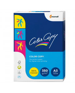 Carta ad altissima qualità per sistemi digitali e laser. Carta certifi cata FSC. Trattata per l'utilizzo su stampanti laser a colori per garantire una stampa dai colori brillanti. Resistente al calore, non tossica. Certificata ISO 9706.