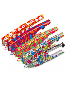 Cucitrice a pinza in acciaio cromato e verniciato a passo 6. Ideale per l’ufficio, la scuola e la casa.
Capacità di carica 200 punti. Versione “punto chiuso”. Dimensioni: mm. 37x150x77