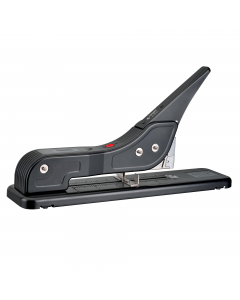 Cucitrice professionale per alti spessori a braccio lungo, caricamento frontale. Dotata di sistema anti inceppamento e scala calibrata che consente una cucitura precisa ed accurata. Interamente costruita in metallo, base antigraffio e antiscivolo con allo