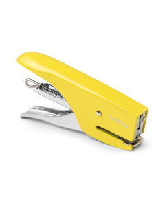 Mini cucitrice manuale a pinza passo 10, punto chiuso, in acciaio cromato e verniciato. Capacità di
carica massima 50 punti. Nella confezione anche una scatola di punti n°10. Profondità di cucitura 30mm.