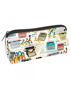 Astuccio con zip. Collezione realizzata utilizzando carta lavabile a mano, ottenendo prodotti che durano nel tempo e a prova di macchia. Carta da 100gr. Dimensioni: 19,5x8x6cm.