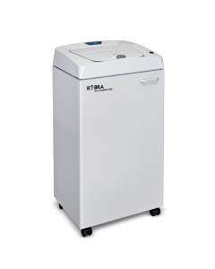 Il distruttore automatico KOBRA AF.2 Compactor è il distruggidocumenti più innovativo presente sul mercato. Lo speciale compattatore automatico incrementa di 4 volte  la capacità del sacco da 150 litri per evitare frequenti svuotamenti. La sua incredibile