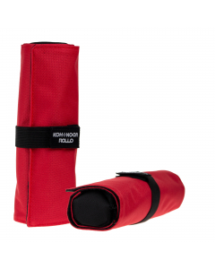 Astucco arrotolabile 24 scomparti completo di un ulteriore astuccio con zip all'interno. Perfetto per contenere e portare sempre con sé tutto il materiale artistico e creativo necessario. Dimensione: 7,5x21,5cm (chiuso).