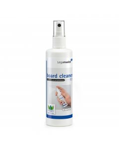 Detergente "rigenera lavagne" a base d'alcol ad asciugatura rapida, ideale per una precisa e regolare pulizia delle lavagne bianche o dei planner. Sistema di nebulizzazione senza emissione di alcun gas nocivo.