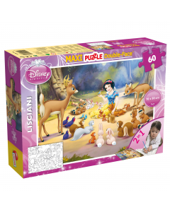 I maxi puzzle Liscianigiochi sono double-face e valgono molto di più di un normale puzzle! Da un lato componi il puzzle colorato, dall'altro puoi divertirti a colorare il disegno. Inoltre, i puzzle double-face Liscianigiochi sono resistenti e realizzati c