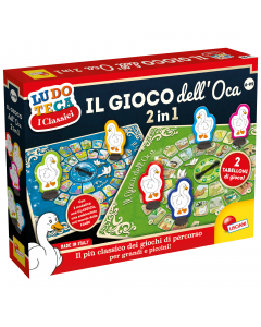 La confezione contiene un tabellone double-face, per giocare con il più classico dei giochi in due differenti varianti: una classica, l'altra ambientata nel mondo delle favole. Età consigliata: 6-99 anni.