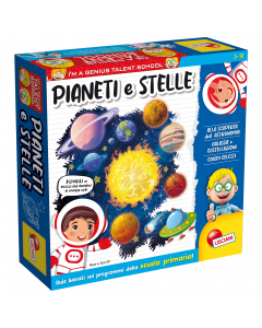 Un gioco di percorso a quiz, basato sui programmi della scuola primaria, per acquisire le prime noioni di astronomia. Grazie ai tre livelli di difficoltà, possono giocare insieme bambini di età diversa. Età consigliata: 5-10 anni.