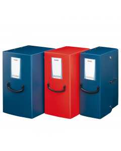 Scatole progetto Pick Up realizzate in Trilex (materiale a tre strati che garantisce lunga durata, leggerezza, rigidità, robustezza ed eleganza). Spessore rinforzato. Pratica maniglia ergonomica per il trasporto. Chiusura aggiuntiva di sicurezza con elast