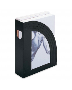 Portariviste E803 in robusta plastica antiurto. Contiene riviste, cataloghi, brochures. Foro di estrazione e spazio per etichetta di identificazione. Dimensioni: 24,5x30cm - dorso 7,5cm. Confezione da 12.