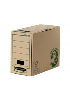 Ideale per conservare documenti e cartelle formato A 4. Coperchio con aletta di chiusura per maggiore sicurezza. Area etichettabile sul dorso.Compatibile con le scatole archivio e i contenitori R Kive Earth Series. Prodotto costituito al 100 di cartone ri