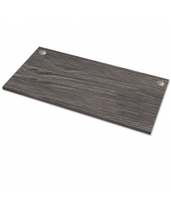 Elegante piano di lavoro adattabile ad ogni ambiente d'ufficio. realizzato in MFC (truciolato melaminico) proveniente da risorse sostenibili e dotato di due fori passanti circolari. Colore quercia. Dimensioni (AxLxP): 140x80x2,5cm. Peso 20,5Kg. Garanzia p
