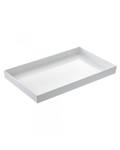 Elegante vassoio Venezia in 100% melamina; idonei al contatto con tutti i tipi di alimenti per una temperatura max 70°C. Lavabili in lavastoviglie.