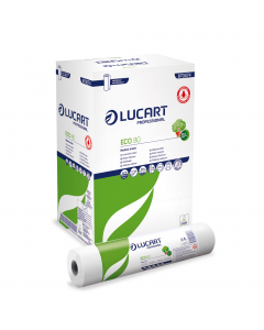 Lenzuolino medico 100% in carta riciclata rigenerata bianca. 2 veli 17,5g microgoffrato. Lunghezza del rotolo 80mt. Diametro rotolo: 14cm. Diametro interno: 4,5cm. Numero strappi 216. Lunghezza strappo 37cm. Altezza strappo 59cm. 

Dati tecnici:
Materia p