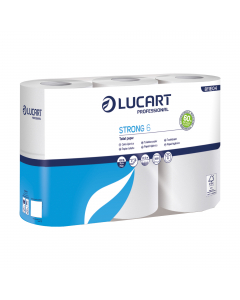 Carta igienica micro goffrata 100% in pura cellulosa bianca a 2 veli. In rotolo standard 37,5mt 300strappi. Diametro rotolo 11,8cm. Diametro anima 4,5cm. Strappo: 9,6x12,5cm. 

Materia prima: 100%pura cellulosa
Colore: Bianco
Goffratura: micro goffrata
Ve