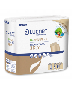 EcoNatural è la linea di prodotti realizzata in Fiberpack®, la materia prima ottenuta dal riciclo delle fibre di cellulosa presenti nei cartoni delle bevande. NUOVO CONFEZIONAMENTO IN CARTA- riciclata e riciclabile che rende il prodotto interamente plasti