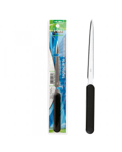 In acciaio con impugnatura in ABS. Lunghezza 19cm.