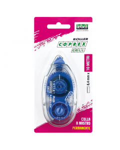 Colla permanente a nastro pulita ed efficace. Il roller garantisce una perfetta applicazione grazie all'esclusivo puntale a rullo ed Þ dotato di chiusura salvanastro. Formato nastro: larghezza 8,4 mm, lunghezza 10 m.
