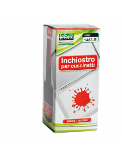 Flacone da 30cc di inchiostro atossico senza olio per cuscinetti per timbri.