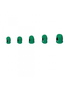 Ditali in caucciù verde in confezione da 10 ditali.
Indispensabili in uffici e luoghi di lavoro dove si rende necessario sfogliare continuamente notevoli quantità di fogli.