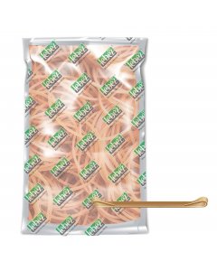 Elastico fettuccia in gomma naturale all' 80% (caucciù) - 5 mm di spessore in sacchetto da 1 Kg.