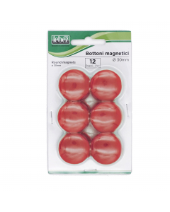 Bottoni magnetici diam. 20mm in blister.