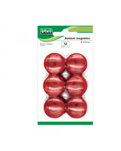 Bottoni magnetici diam. 20mm in blister.