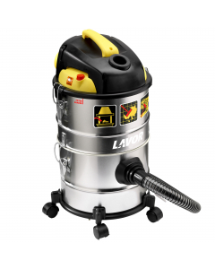 Aspiratore multifunzione studiato per aspirare la cenere di tutti i tipi di camini, stufe e barbecue, polveri, detriti di varia natura e liquidi. Motore silenziato, doppio isolamento elettrico e sistema aspirante con raffreddamento by-pass. Filtro a cartu