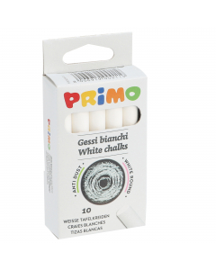 Gesso tondo non polveroso per lavagna in ardesia.  Lunghezza 80mm con diametro 9mm