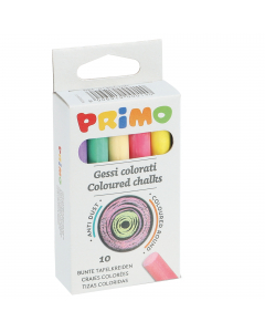 Gesso tondo non polveroso per lavagna in ardesia.  Lunghezza 80mm con diametro 9mm