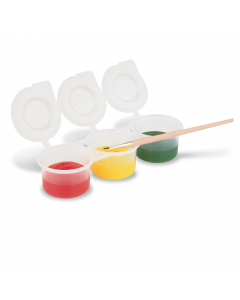 Set da 3 pz vaschette multiuso in ppl 75ml. Utili per miscelare e raccogliere piccoli oggetti.