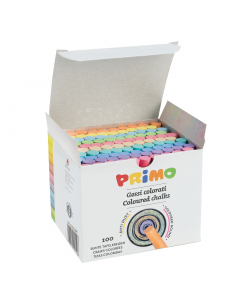 Gesso tondo non polveroso per lavagna in ardesia.  Lunghezza 80mm con diametro 9mm