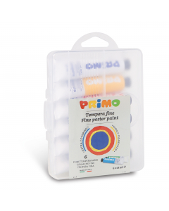 Astuccio in polipropilene da 6 colori in tubetto da 18ml
