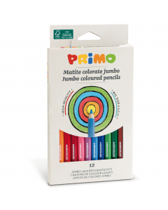 Matite colorate esagonali in legno certificato FSC laccato. Lughezza 17.5cm diametro mina 5.5m. Colori adatti a tutti i tipi di carta. I segni possono essere sovrapposti ed incrociati ad ottenere morbidi effetti di chiaroscuri. Il colore si stende uniform