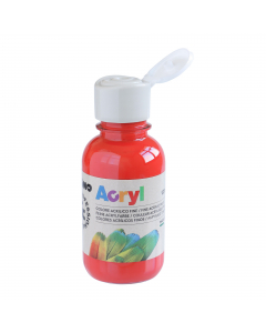 Colore ad acqua ad alta concentrazione di pigmento di emulsione acrilica, di alta qualità, opaco e molto coprente che una volta asciutto è permanente. Si stende facilmente e asciuga in bella superficie rimanendo elastico, di tono vivo e luminoso, piacevol