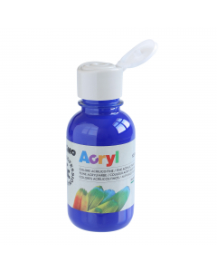 Colore ad acqua ad alta concentrazione di pigmento di emulsione acrilica, di alta qualità, opaco e molto coprente che una volta asciutto è permanente. Si stende facilmente e asciuga in bella superficie rimanendo elastico, di tono vivo e luminoso, piacevol